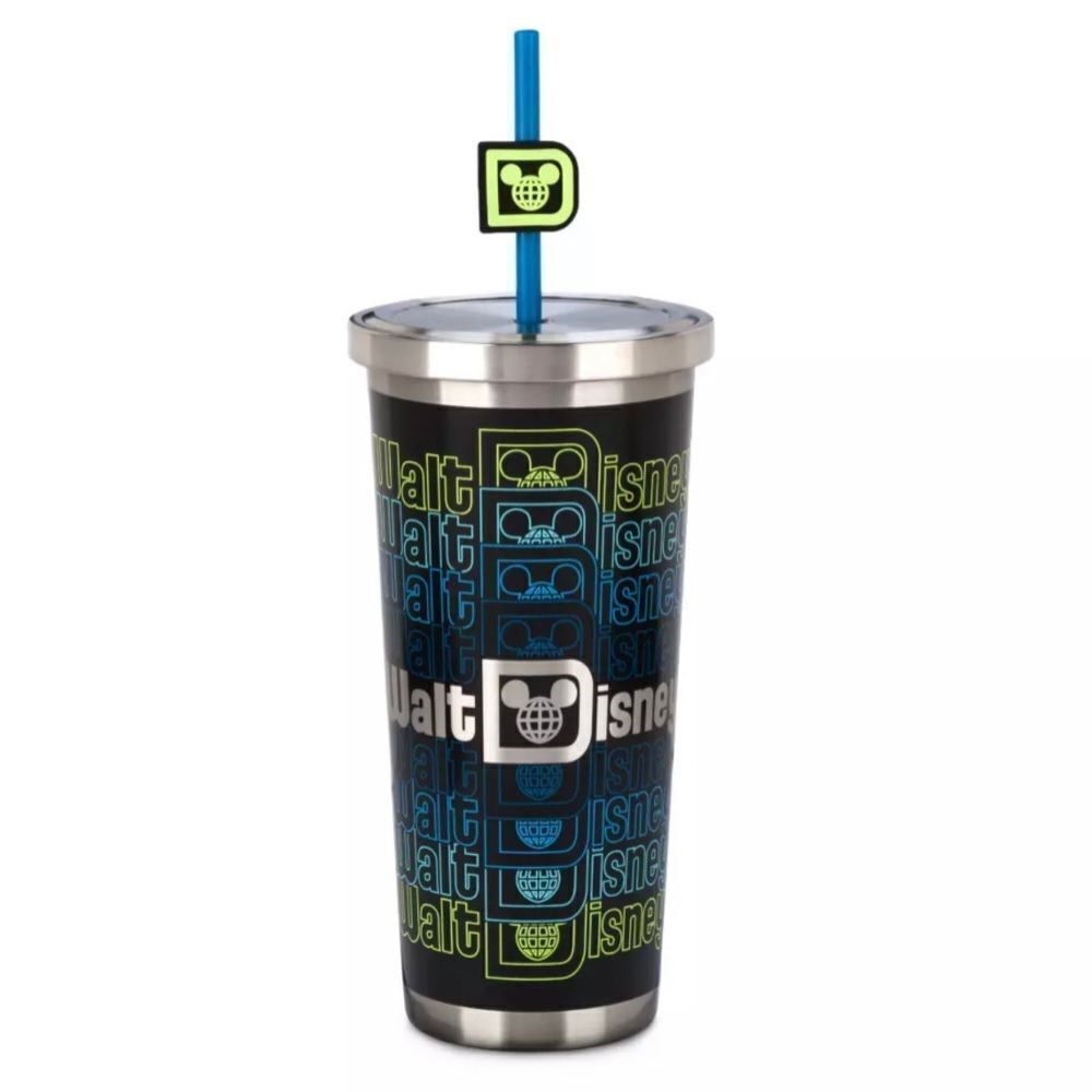 Walt Disney World Stainless Steel Tumbler with Straw